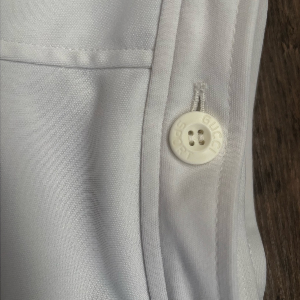 Gucci White Fabric skirt with Logo Detail - Picture 4 of 5
